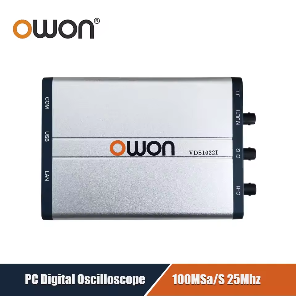 OWON VDS1022/I Sanal PC Osilos - Digital Storage Oscilloscope 100Mhz incelemesi ve fiyatı